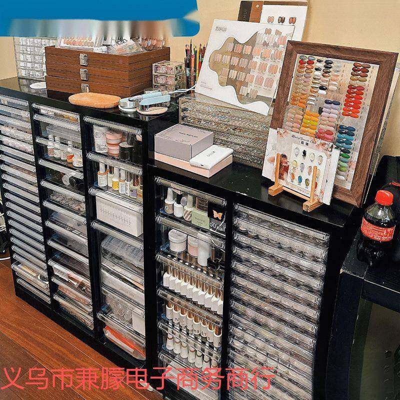 A智4文件柜美收纳储甲油胶柜抽屉式物柜焙磨具烘资料柜咨询客服财