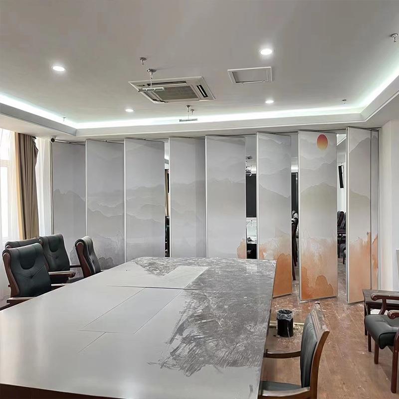 店酒宴厅活隔动隔断挂画墙移动折叠屏会风会议室隔音85折叠断隔音