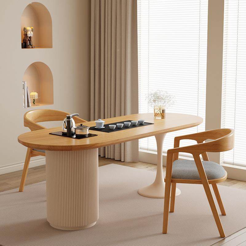 奶油风家用茶台木体式原泡茶桌TTT阳台会一客休待闲茶台休息室接,商业/办公家具,茶台/茶桌,淘宝优惠券,粉丝福利购,淘宝优惠卷