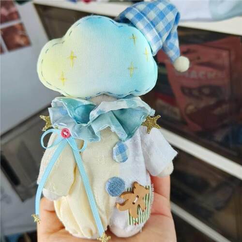 安小云蜡带烛晚材料形包手工棉花娃娃异头布88325艺鬼娃娃