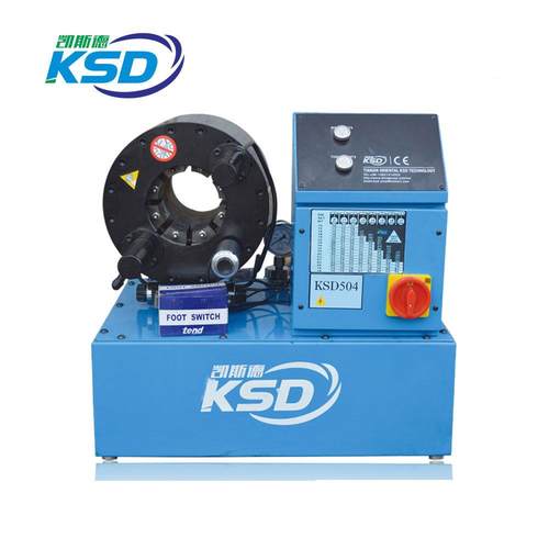 D69-2三寸高压电油管压管KSD504机380V相DX69胶管扣压机DX6X8压管