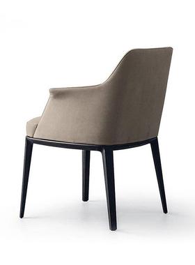 设计师餐椅酒店餐厅餐椅现代QSY-001奢实别轻墅餐木椅厂家直销餐