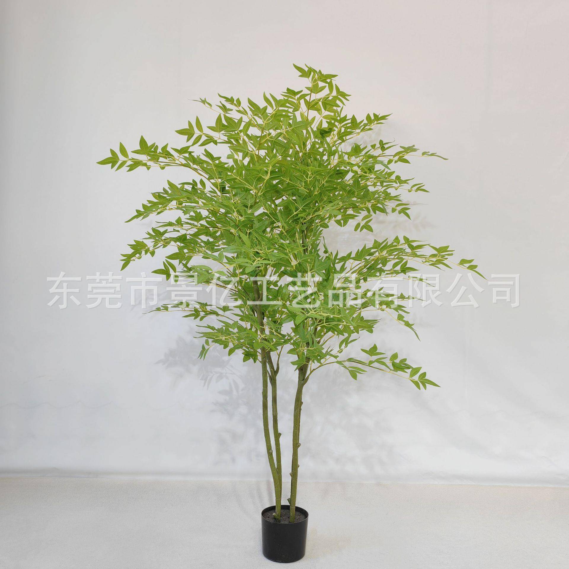 现货新款仿真植JY-77南天竹落盆栽厂欧式室内客厅绿地摆件假树家