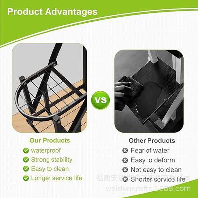 金架属铁制园艺花多花层落外地式室内置物架装饰户庭HT-W0007院盆