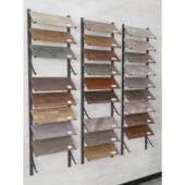 墙木地板展示架瓷砖挂架木376砖石材门板玻璃色示板踢脚线滑板纹