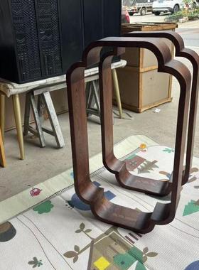 复古小窗茶室饰轩隔断FH15461墙新?中式实木客厅屏装风入户玄关花