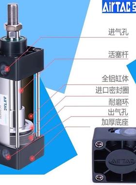 40X75X80X100X125X510X261300300X400标准气缸气缸原装SC厂家动直