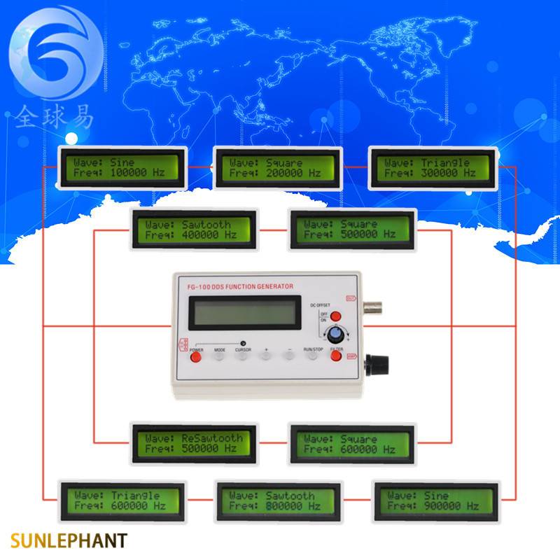 DDS信号发生器 FG-100 DDS函数发生器 Function Signal Generator
