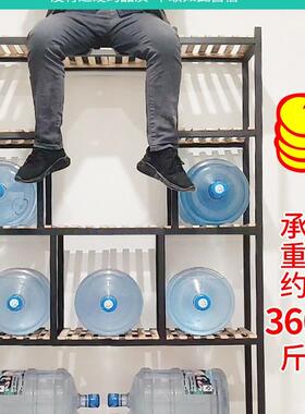 121245花架子铁艺置落地实式室内客厅简约植架物阳台多层木收纳绿