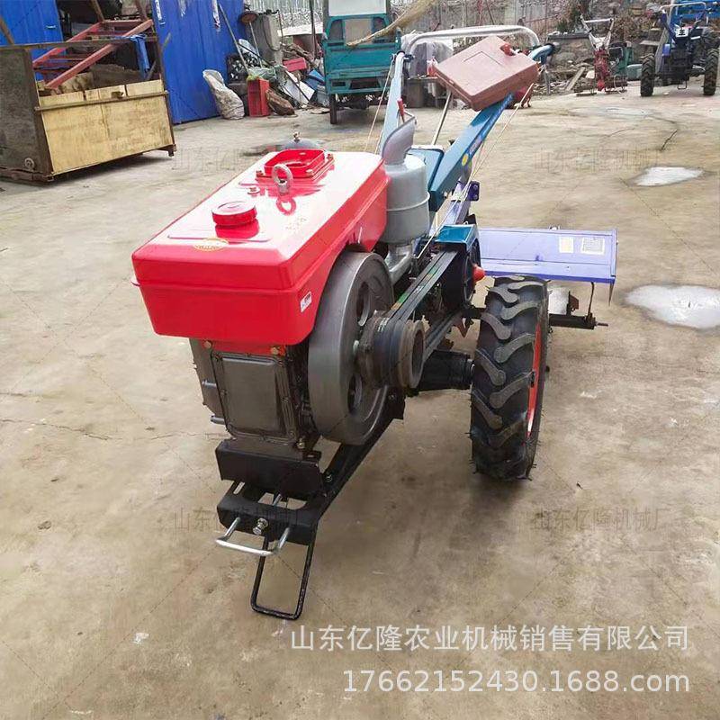果拖园旋耕犁YL-TLJ地机15马力手扶耕机防轮水田田手扶滑拉机