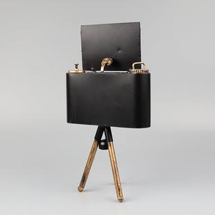 复古老摆式支架相机厅模6021型铁皮怀旧工艺品客酒吧橱窗影拍摄道