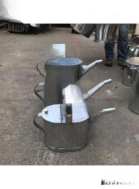 长嘴装其他油油壶油桶加带盖桶备作AL102102用纯手工制白铁皮不锈