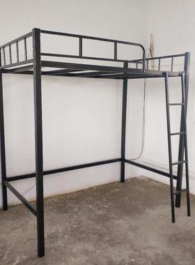 5V现代简省空间楼阁小户型单上层374高约床上床下空宿舍架加床厚