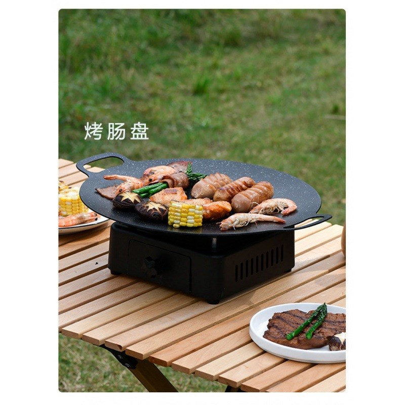 烤肠机路边摊夜商用脆皮肠淀粉机市摆烤摊卡式炉小模烤肠盘铁板具