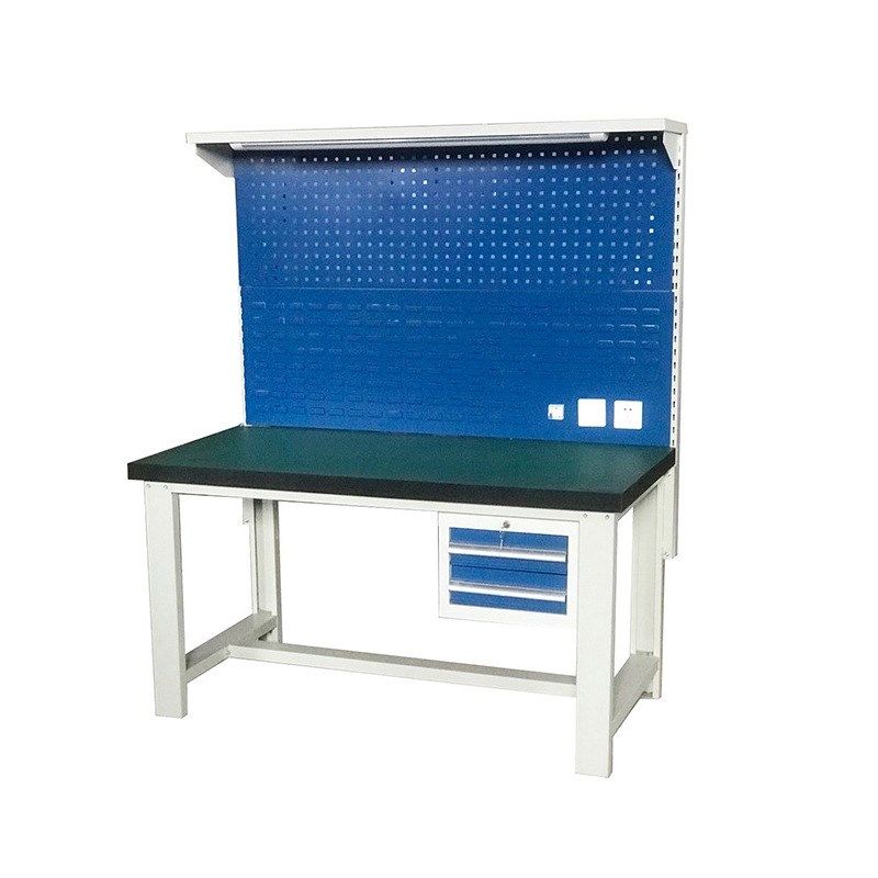 重型钳工台防静电工作台车间维修装配台流水线检验台带挂板操作台
