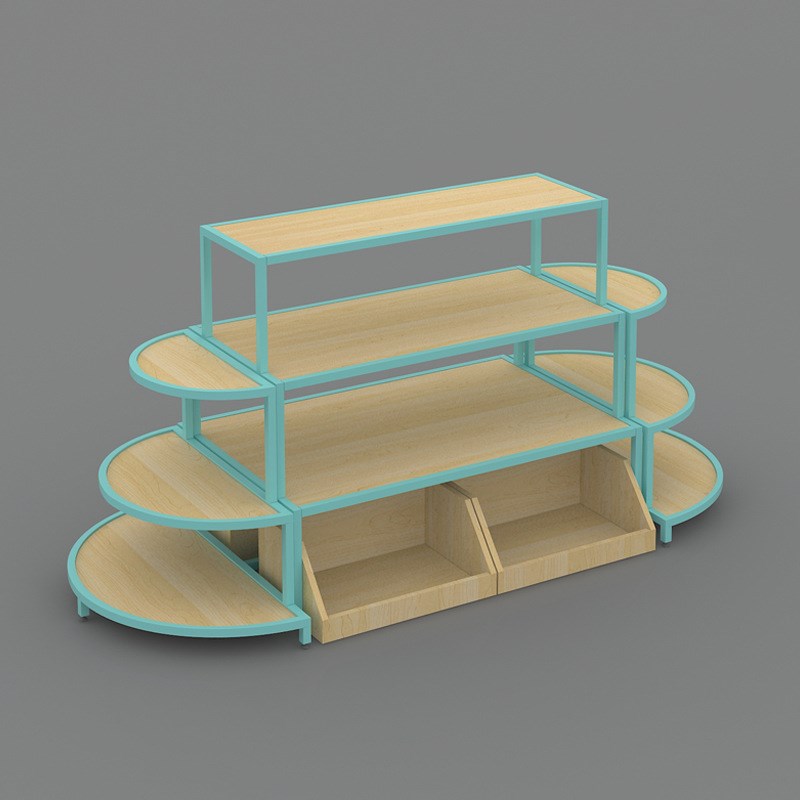 现货人造板单双面母婴商超货架便利店超市金属碳钢不锈钢货架