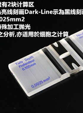MARIENFELD血球细胞计数板(0650030)血盖片20*26mm