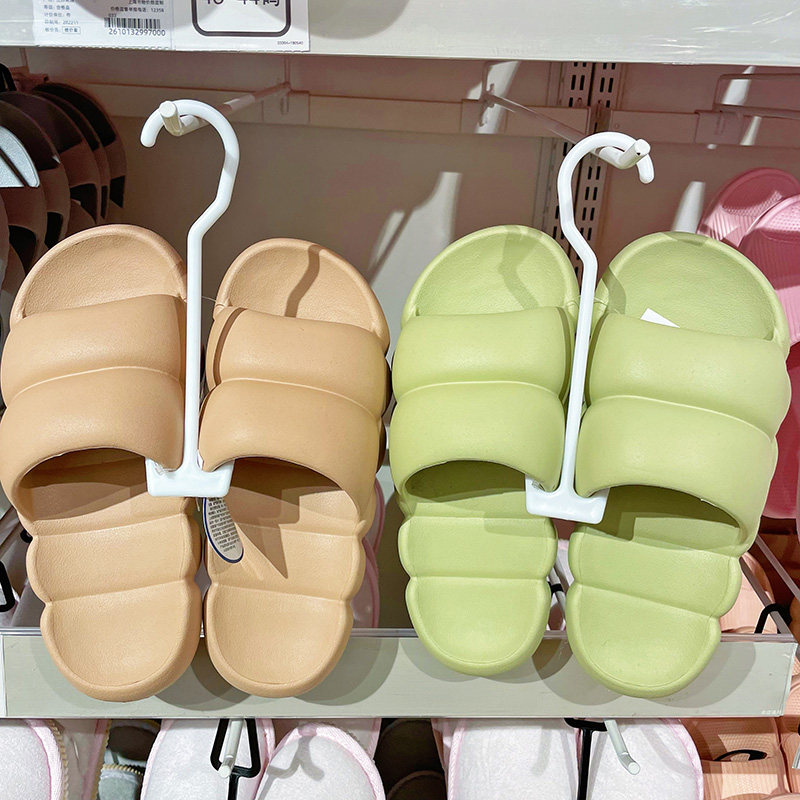 出口日本NITORI棉花糖踩屎感居家鞋浴室防滑女士厚底夏季软底拖鞋