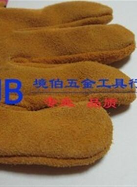 外贸出口 优质反毛绒手套 电焊专用 电焊手套 长款 多用手套