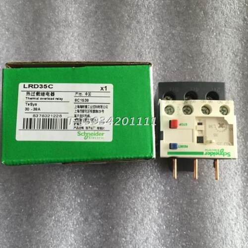 热过载继电器LRD35C LRD-35C 3电流0-38A 热继电器