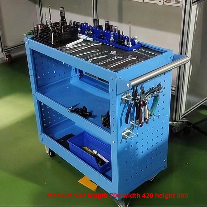 重型加厚工具车三层汽修车间多功能维修小推车移动零件手推式定制