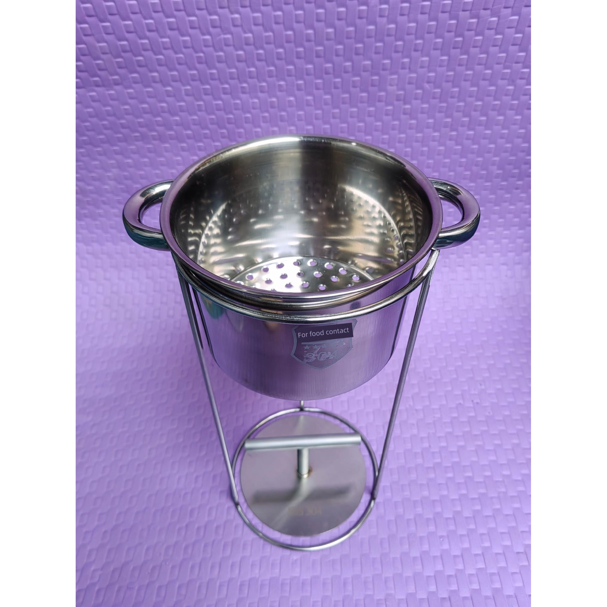 蛙鱼冷虾专用滤器尾部不锈钢刺槐花粉工具新型商用家用