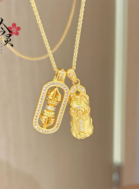 新款新中式韦雪同款小众貔貅吊坠