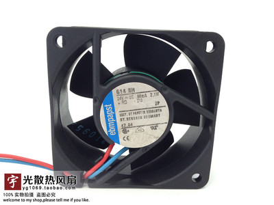 原装德国papst TYP 614NH 24V 2.1W 6CM 6025变频器散热设备风扇