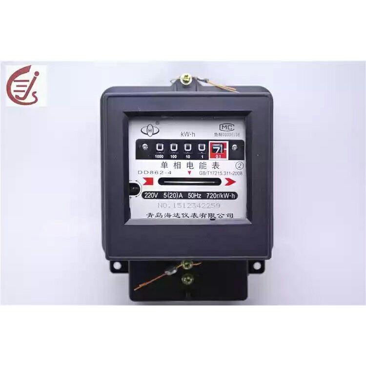厂家直销 青岛海达仪表DD862型 单相机械式家用电表 老式机械电表图片