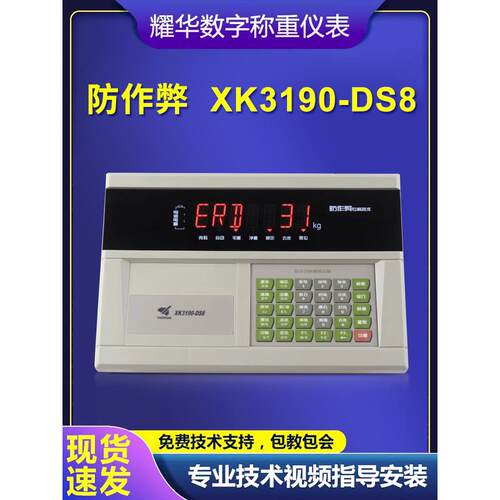 上海耀华Xk3190-Ds8数字汽车防作弊平衡仪，带有打印和称重显示