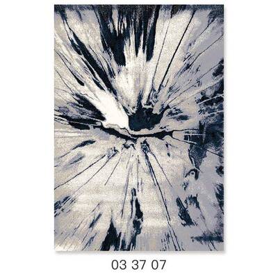 新中式地毯客厅满茶铺沙发几毯抽象水墨加厚地卧室床QYBR-边地易