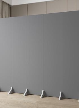 可定公风室灰色屏隔断XHP墙客厅折叠移办动现代简约用遮挡家可定