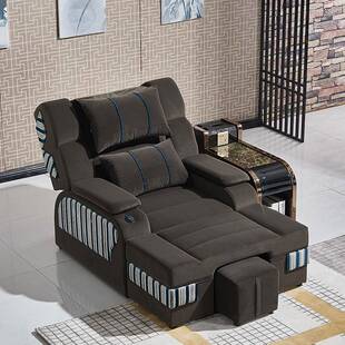 高端643足浴沙发电动疗沙发中摩足床一体洗浴心大厅沙发休息采耳