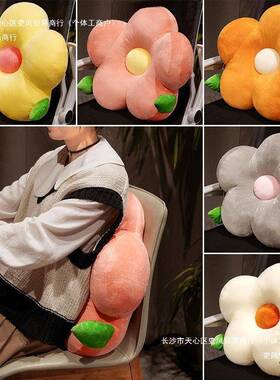 花抱枕靠背垫垫子沙发客厅睡靠办公AL102322室护腰朵垫午枕头学生