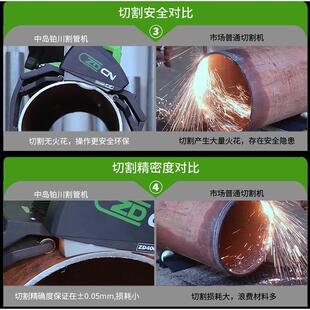 中岛铂川切管机塑料282不锈割钢钢管铁材管机小型持管管手道 包邮