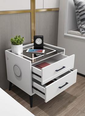 轻奢床头简约MLCT61现代家能用室卧迷柜你储物收纳柜整装智灯光