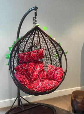 2椅RBBI铁鸟巢吊吊藤椅艺吊篮秋千兰户外室内阳台新款懒人吊床躺