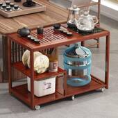 移动KWN茶桌小茶台家用茶水新式 茶几阳台茶具装 烧水壶一柜套体边