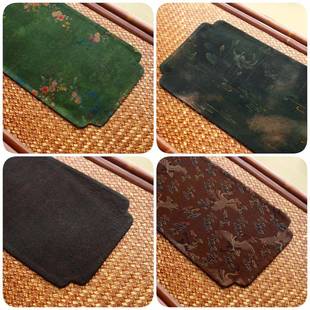 30色48*23双丝面云纱布艺复古真茶席景茶垫茶道布3席香造桌旗餐垫