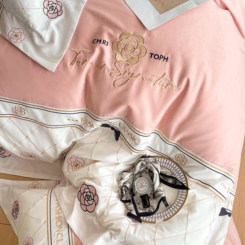 套高轻奢风60支澳棉磨毛四冬季加厚床单被套床笠件床上13012315端