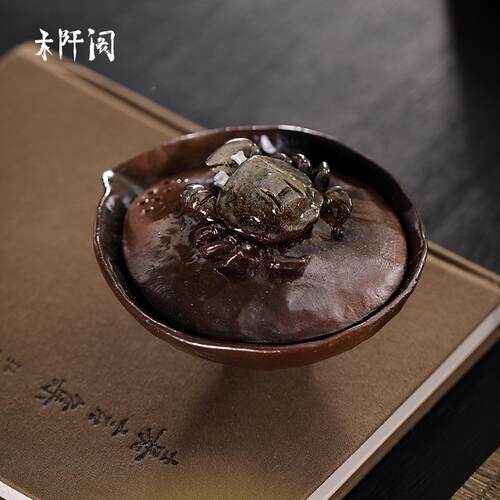 木阡创意日式陶茶具茶壶手工柴烧瓷手阁抓BL002小壶泡茶器女性清