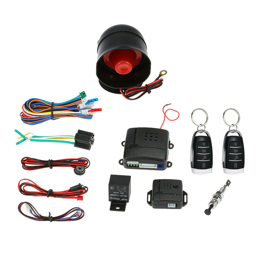蓝柏电商 汽车防盗器 car alarm 带钥匙遥控