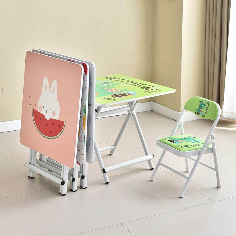儿用童桌折叠桌子HGK家餐桌写字作业桌学习桌宝宝吃饭矮小户型简