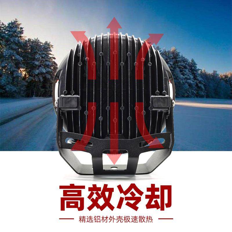 9寸汽LE工作灯185圆形改装越野车D大灯超车亮W度工程车前W01185杠