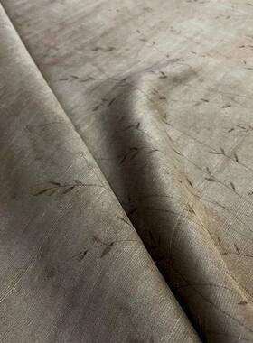 吉华都清新素雅淡雅柔滑软27719糯丝真第料双宫缎香云纱丝绸面现