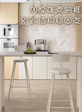 轻奢岩板吧台厨桌家客厅边AAH隔断吧台阳用房台靠墙半圆小户型高