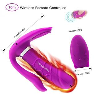 Remote Control Wearable Vibrator Dildo Sex Toy for Women USB