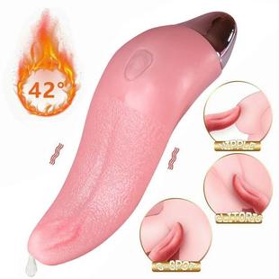 Realistic Tongue Vibrator Clitoris Stimulation sex for Women