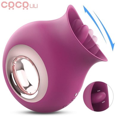 Vibrator for Women G-Spot Licking Dildo Clit Nipple Stimulat