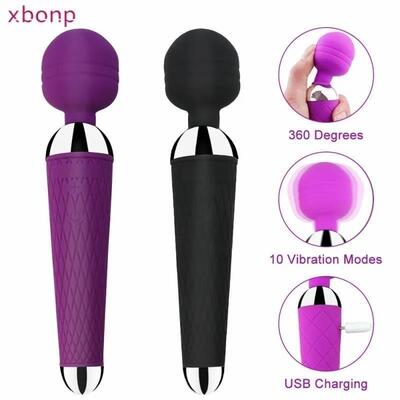 20 Speeds Powerful AV Vibrator Magic Wand Clitoris Sex Toys